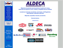 Tablet Screenshot of aldeca.com.ar